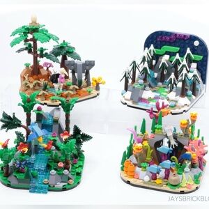 LEGO Wonders of the Natural World Sets 40782, 40783, 40734 & 40785 - NWT